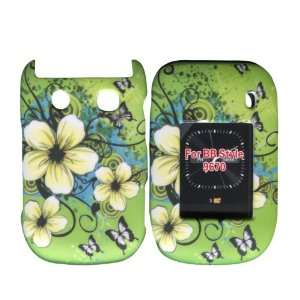  Hawaiien Flowers Blackberry Style, Flip 9670 Case Cover 
