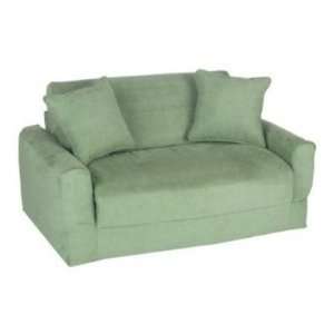  Green Micro Suede   Sofa Sleeper: Home & Kitchen