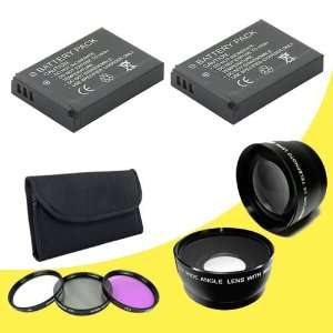 Piece Filter Kit + Wide Angle Lens + 2x Telephoto Lens for Nikon D3000 