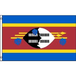  Swaziland 6 x 10 Nylon Flag Patio, Lawn & Garden