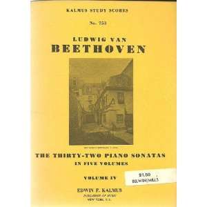   The Thirty Two Piano Sonatas, Nos. 21 27 (Kalmus Study Score, No. 753