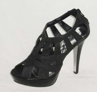 Ladies caged gladiator high heel platform sandals NEW  