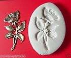 wild rose leaves bud stem cns polymer clay mold buy