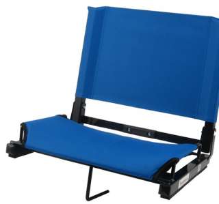 Stadium Chair Canvas Steel Frame New Heavy Duty Black  
