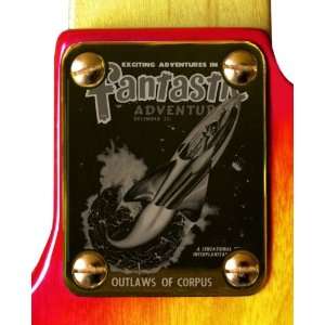  Outlaws of Corpus Gold Engraved Neck Plate: Musical 