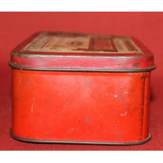 Antique Italian Krumiri Biscuit Litho Tin Box  
