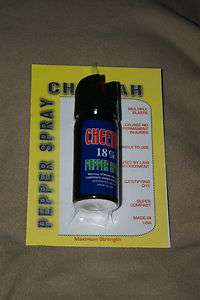   Bottle Cheetah 18% OC Police Maximum Strength Pepper Spray w/ UV DYE
