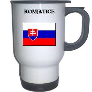  Slovakia   KOMJATICE White Stainless Steel Mug 