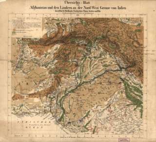 1842 map of Afghanistan & Pakistan  