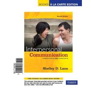  Interpersonal Communication Competence and Contexts 