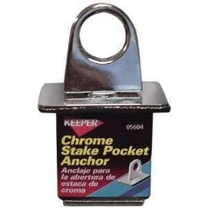   Pack Keeper 05604 2 Chrome Ring Stake Pocket Anchor