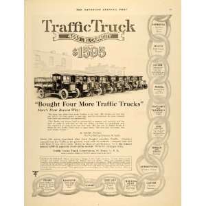  1921 Ad Traffic Truck Tip Top Bottling St. Louis Fleet 