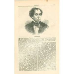  1867 Benjamin Disraeli 1st Earl of Beaconsfield 