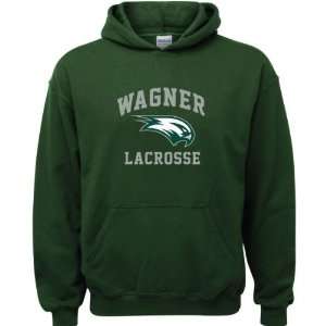  Wagner Seahawks Forest Green Youth Lacrosse Arch Hooded 