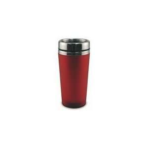 Travel Mug with Stainless Steel Interior, Red, 16 Oz, 7 