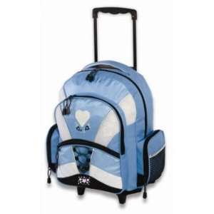  Freestyle Heart Design Backpack on Wheels Case Pack 8 