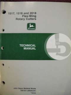   1518 2018 Flex Wing Rotary Cutter Mower Technical Repair Manual  