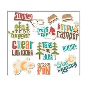  Imaginisce Happy Camper Die Cuts Great Outdoors; 3 Items 