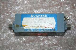 Avantek Microwave RF Amplifier 4   8 Ghz  