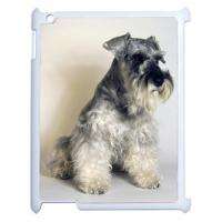 SCHNAUZER DOG PUPPIES APPLE IPAD 2 TABLET COMPUTER WHITE COVER CASE 