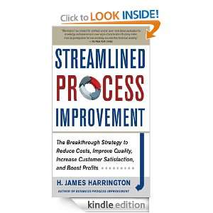 Streamlined Process Improvement H. James Harrington  