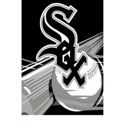  MLB Chicago White Sox Logo 50x60 Royal Plush Blanket 