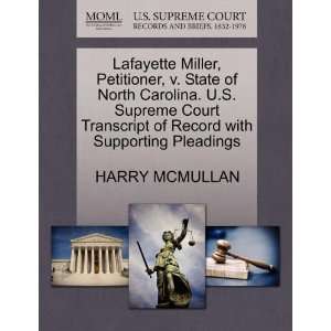   with Supporting Pleadings (9781270400707): HARRY MCMULLAN: Books