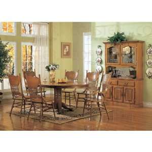  Country Light Brown Dining Table