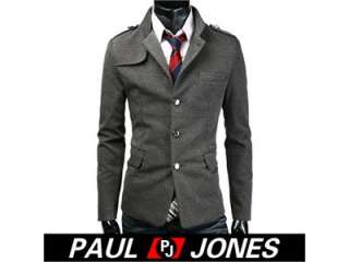 One Premium Short Wool Jackets Fit For Man Gifts,Pea Casual & Formal 