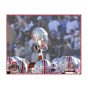  NCAA Ohio State Buckeyes Artissimo Helmet 22x28 Canvas 