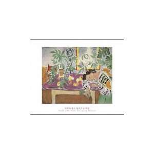 Still Life With Sleeping Woman Poster Print