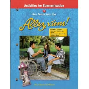  Activities for Communications French Level 1 (Allez, viens 