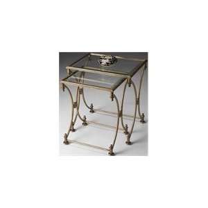  Butler Specialty Nesting Tables Antique Gold Finish