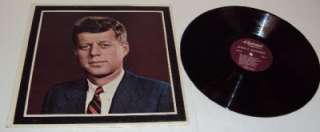 John F Kennedy Diplomat Record JFK 1963 Memorial Album Vinyl Speeches 