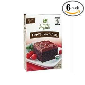 Simply Organic Cake, Devils Food Cake Grocery & Gourmet Food