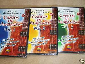 METODO DE GUITARRA ELECTRICA CANTOS DE ALABANZA/ 3 DVDs  