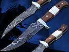 Stylish Custom Hand Made Damascus Steel Hunting Knife L
