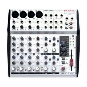   Microphone/Line 4 Stereo Input Compact Mixer Musical Instruments