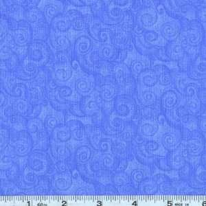  45 Wide A Wing and a Prayer Cloud Swirls Blue Fabric By 