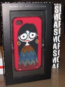 New & Auth. Marc By Marc Jacobs MISS MARC iPhone 4 4s Case in Poppy 
