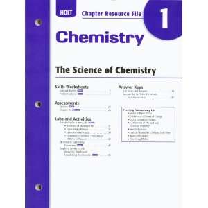  Ch Res File #1 Holt Chem 2006 (9780030414329) Books