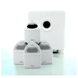    Mirage NANOSAT SYSTEM WHITE 5.1 Speaker System Electronics