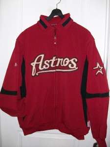Astros MLB MAJESTIC THERMABASE DUGOUT JACKET 2XL NWT  