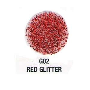  Verity Nail Polish Red Glitter G02: Health & Personal Care