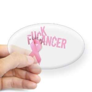  Breast Cancer Awareness Breast cancer Oval Sticker by 