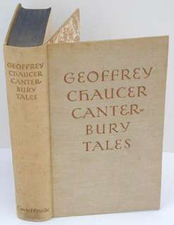 Geoffrey Chaucer Canterbury Tales Rendered into Modern English by J.U 