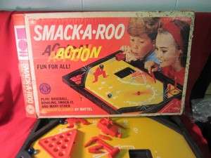 VINTAGE 1964 MATTEL SMACK A ROO TABLE TOP GAME 16x24x2  