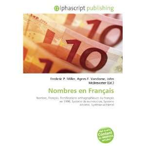  Nombres en Français (French Edition) (9786134210072 