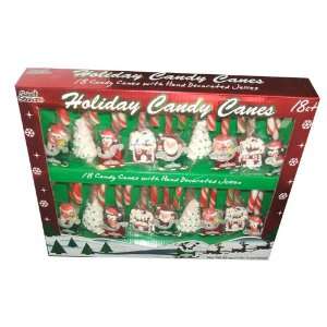 Sweet Seasons Holiday Candy Canes and Decorated Jelly Candies Stocking 