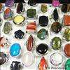   jewelry lots 15pcs Abalone Shell silver plated rings New 